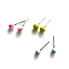 stud earrings - tiny lucite set by leetie lovendale