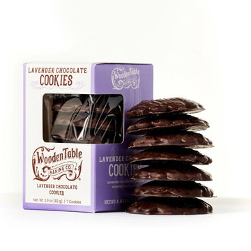 snack - tea cookies by wooden table baking co