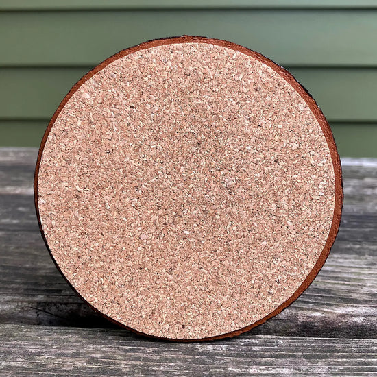 coaster - leather embossed - buffalo/bison by jimmyrockit