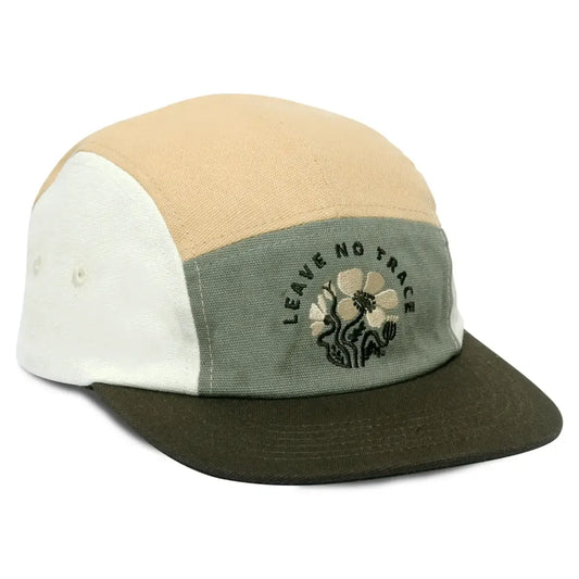 hat - camp cotton - leave no trace - almond/forest by the landmark project