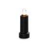 candle - flameless led - rechargeable - black by barebones