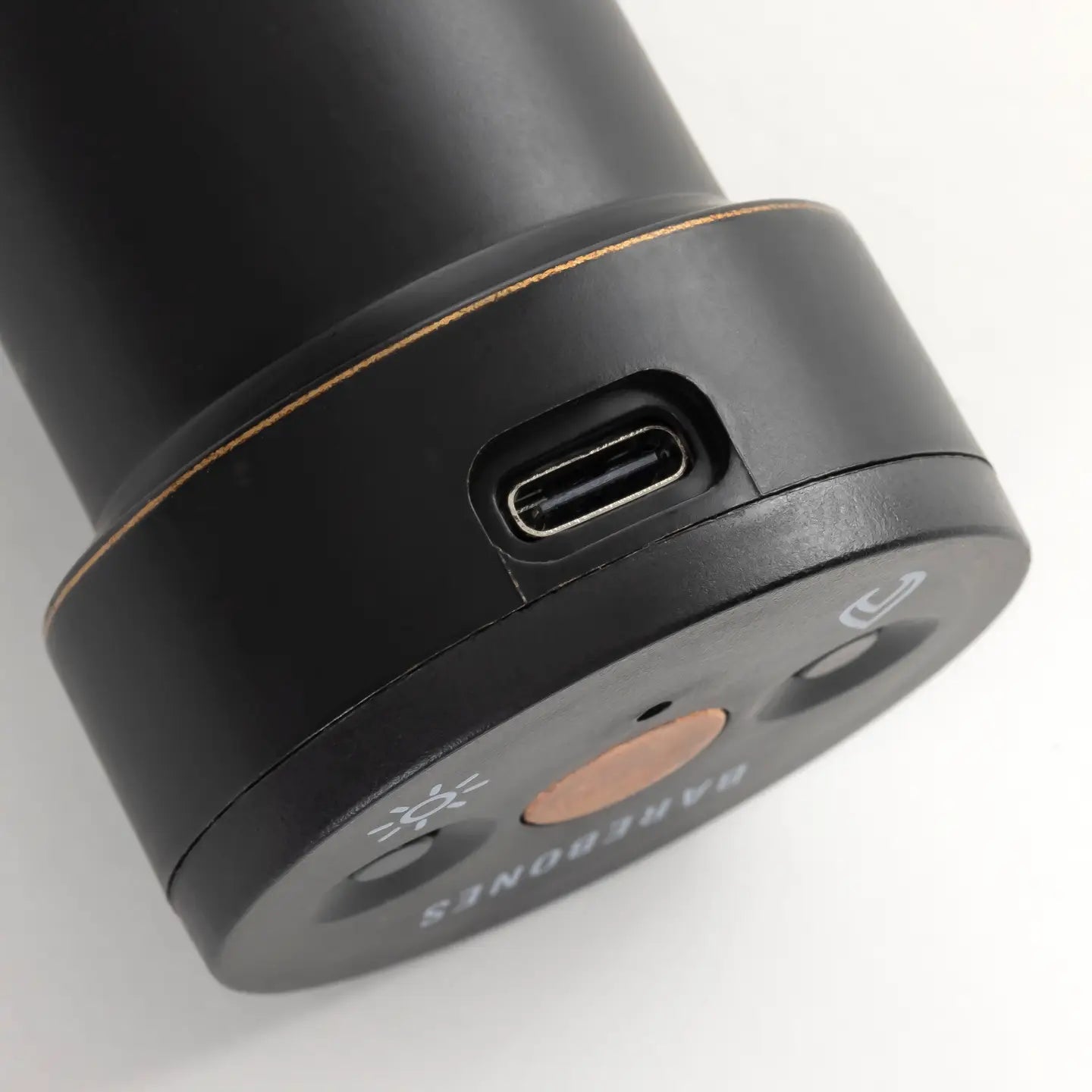candle - flameless led - rechargeable - black by barebones