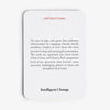 card game - let's get closer by intelligent change