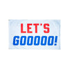 banner - large outdoor flag - let's gooooo! by oxford pennant