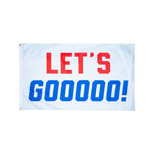 banner - large outdoor flag - let's gooooo! by oxford pennant