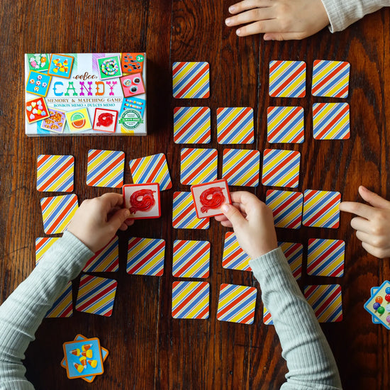 game - memory + matching - candy by eeboo