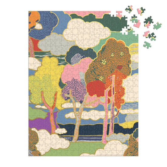 book puzzle - 500-piece - liberty prospect road by chronicle books