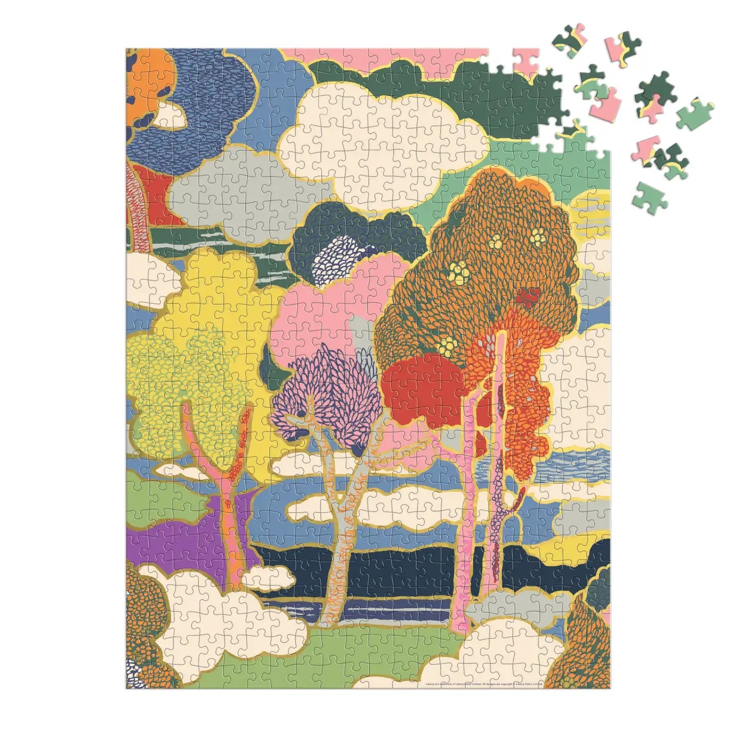 book puzzle - 500-piece - liberty prospect road by chronicle books