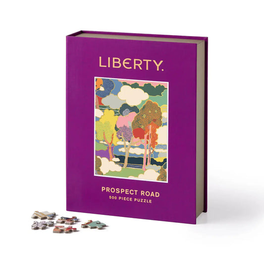 book puzzle - 500-piece - liberty prospect road by chronicle books
