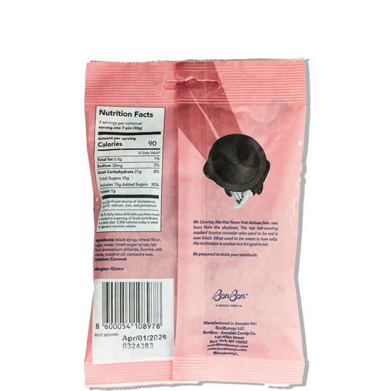candy - salty black licorice twists by bonbon nyc
