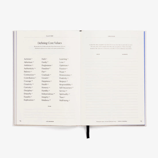 book - journal - life designer by intelligent change