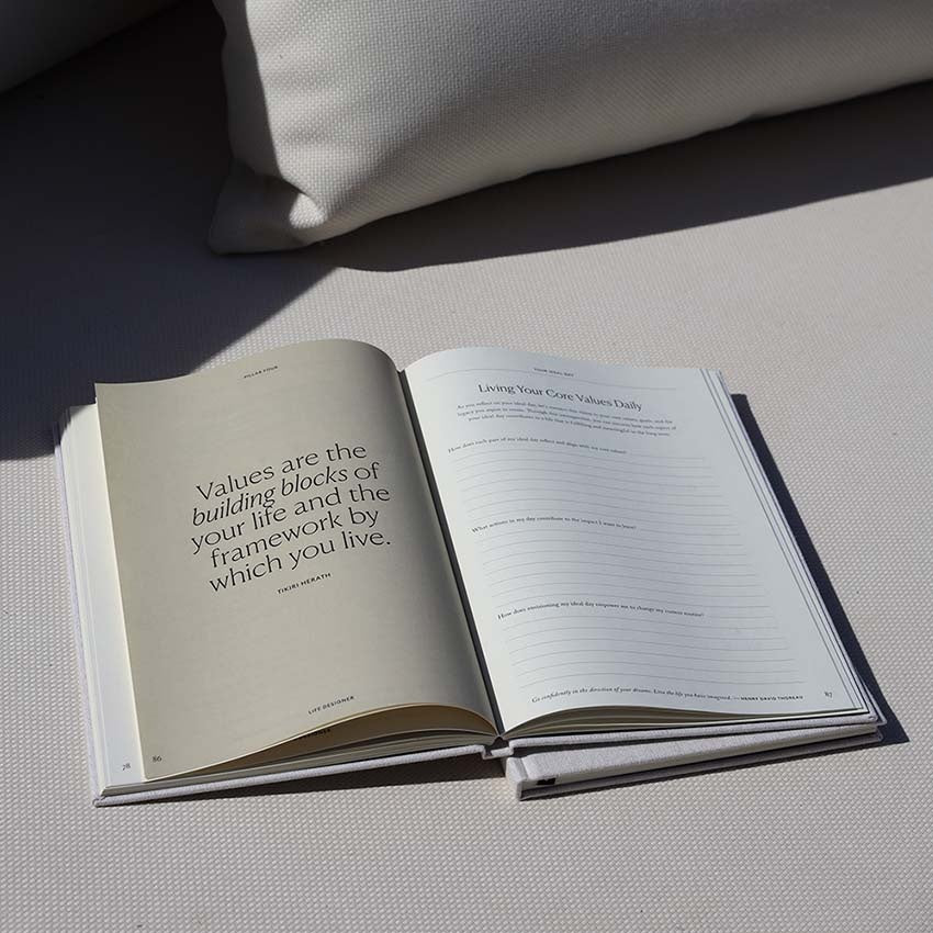 book - journal - life designer by intelligent change