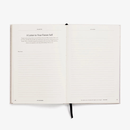 book - journal - life designer by intelligent change