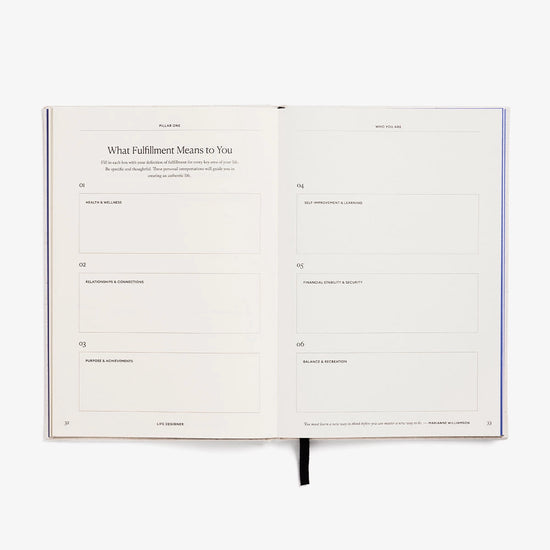 book - journal - life designer by intelligent change