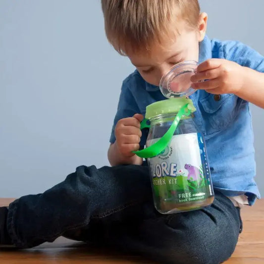 toy - lightning bug catcher mason jar - glow green by recap mason jars