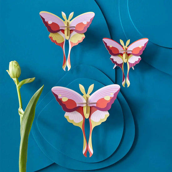 3d butterfly puzzle - set of 3 by studio roof