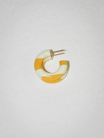 earrings - mini hoop - stripe by binky and lulu