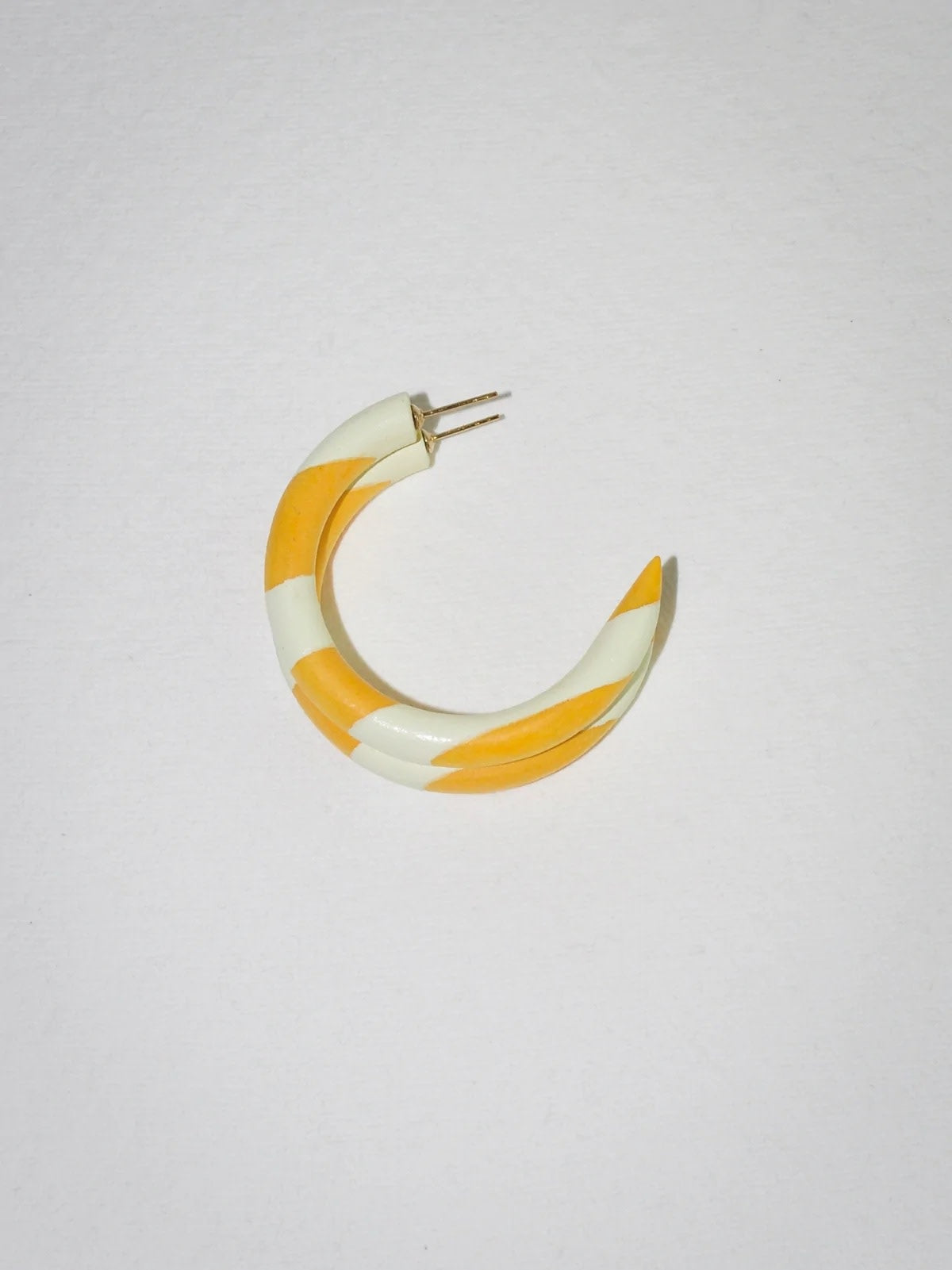 earrings - small hoop - stripe by binky and lulu