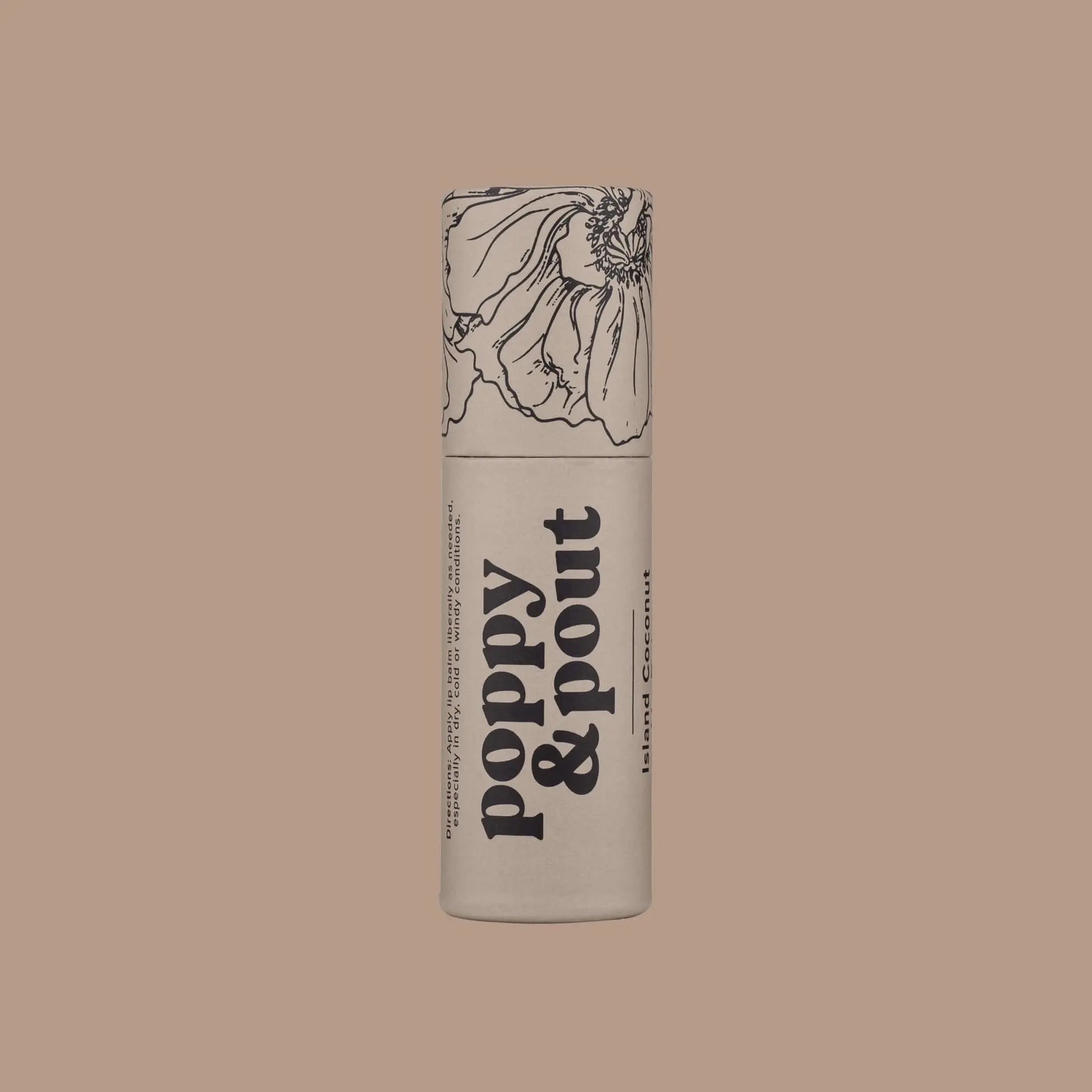 lip balm - 100% recyclable tube by poppy & pout
