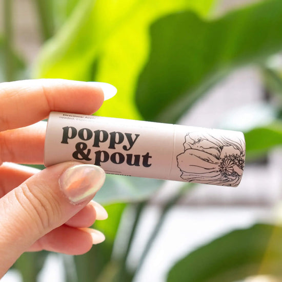 lip balm - 100% recyclable tube by poppy & pout