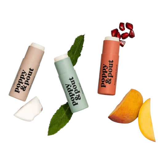lip balm - 100% recyclable tube by poppy & pout