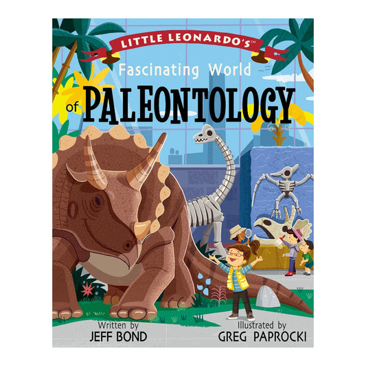 book - little leonardo's - fascinating world of paleontology by gibbs smith