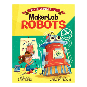 book - little leonardo's - makerlab robots by gibbs smith