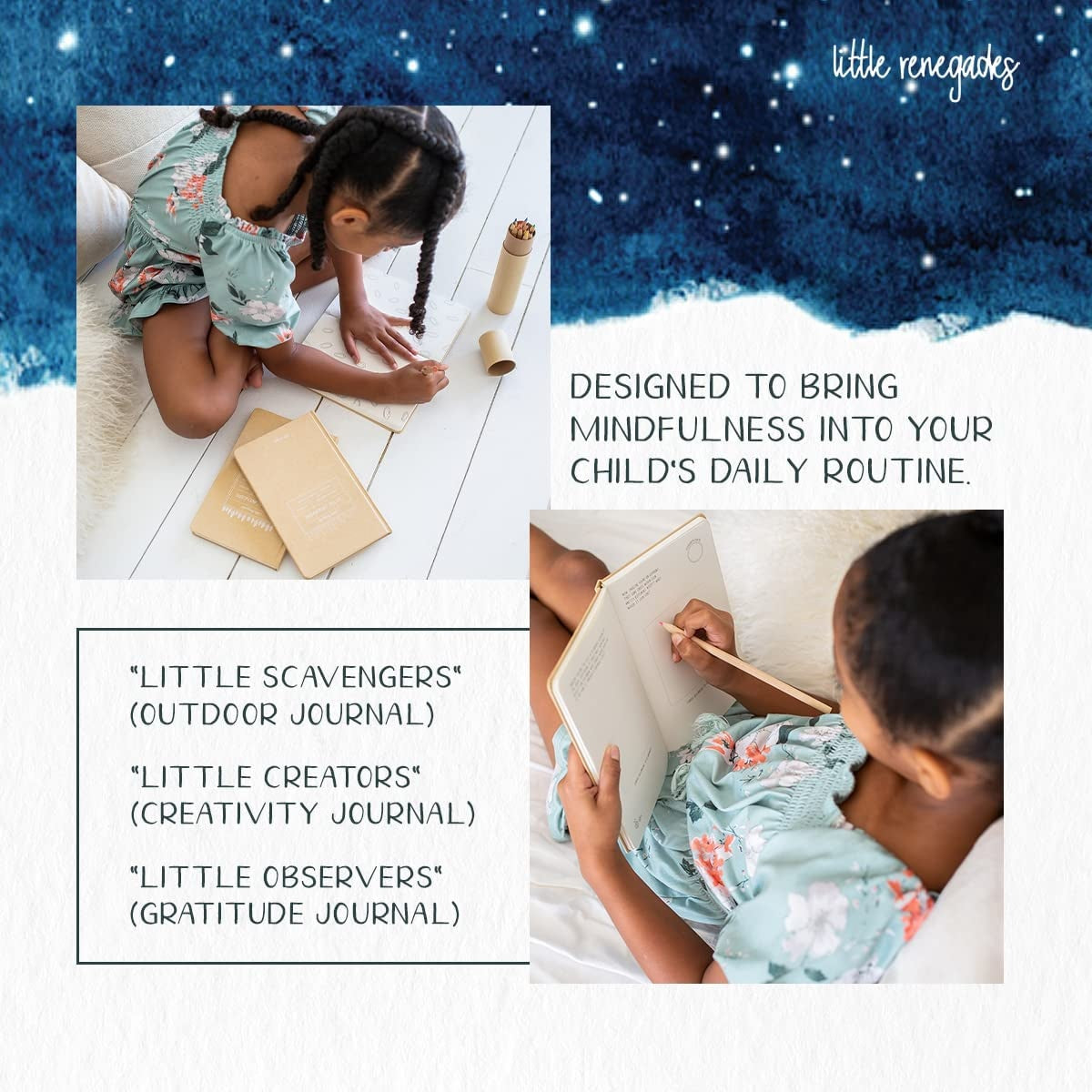 book - mindful kids journal by little renegades