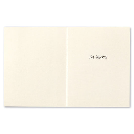 card - sorry - not my finest hour by compendium