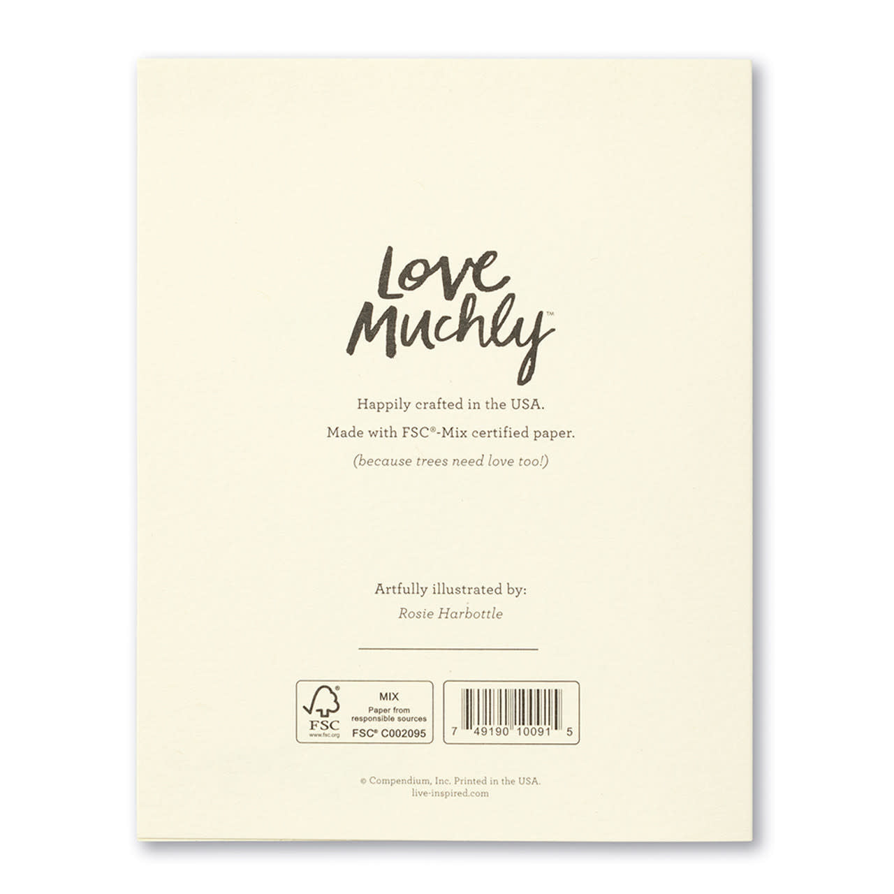 card - love - no matter where we go by compendium