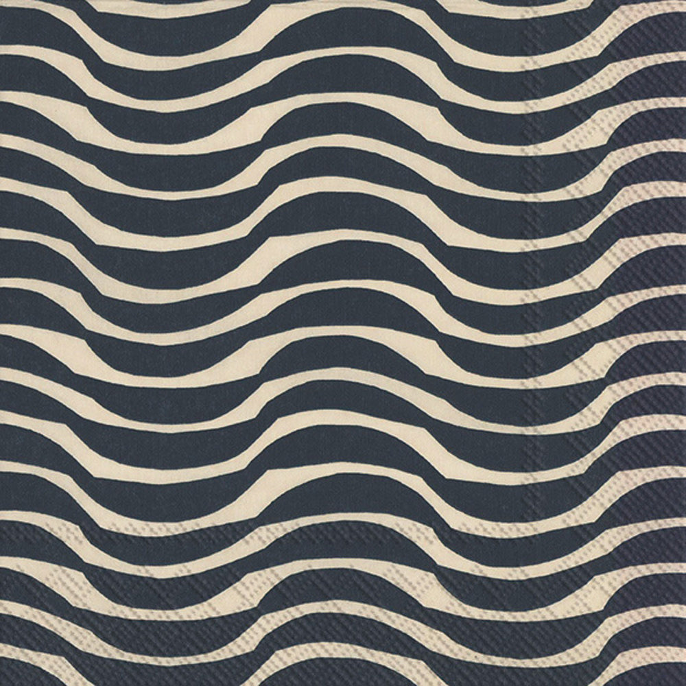 napkins - lunch - palko cream blue by boston international