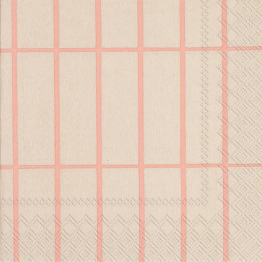 napkins - lunch - tiiliskivi linen rose by boston international