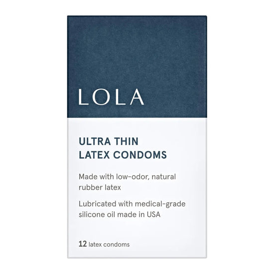 condoms - latex ultra thin - 12-count by lola