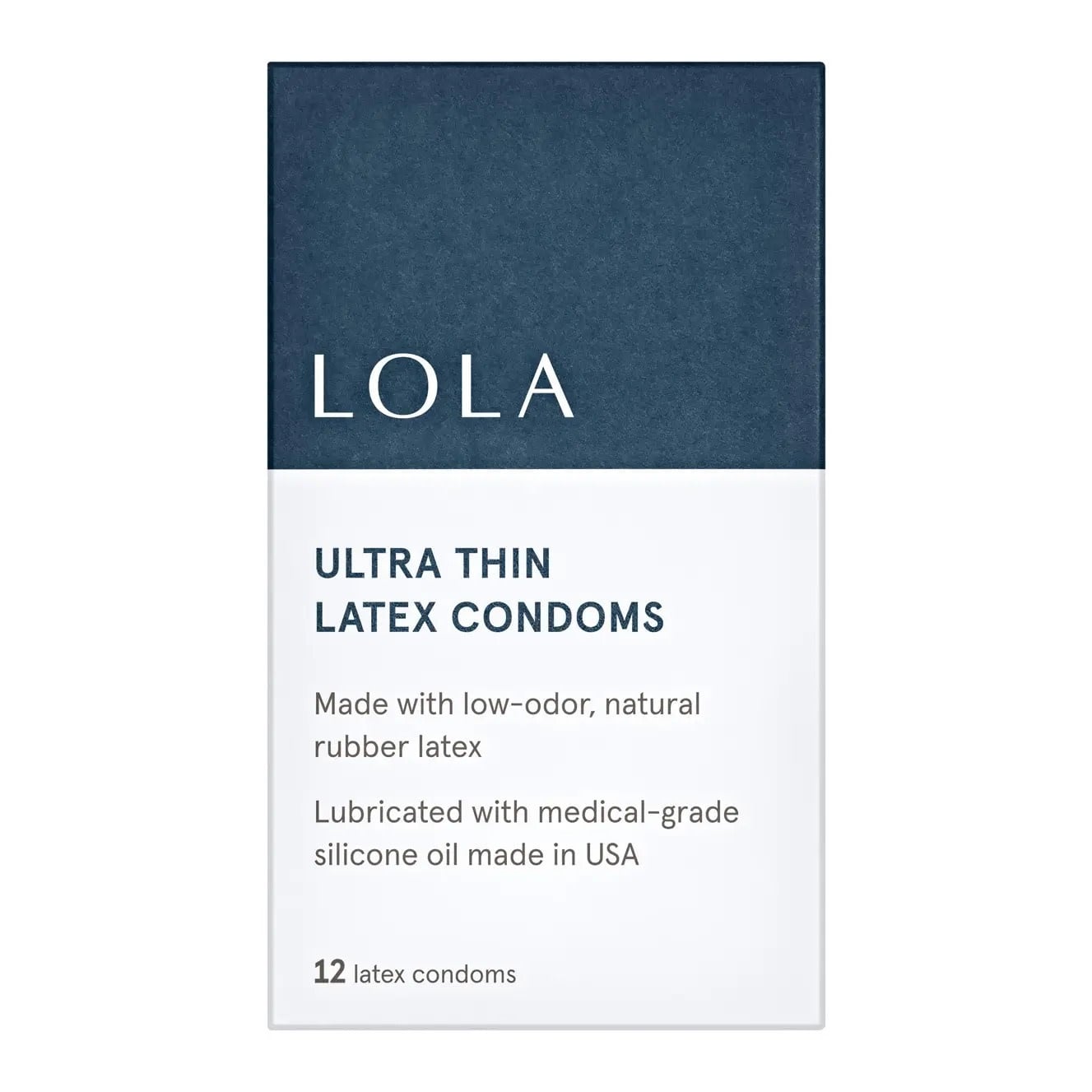 condoms - latex ultra thin - 12-count by lola
