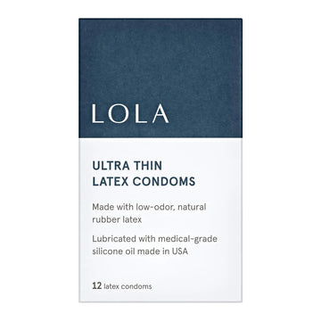 condoms - latex ultra thin - 12-count by lola