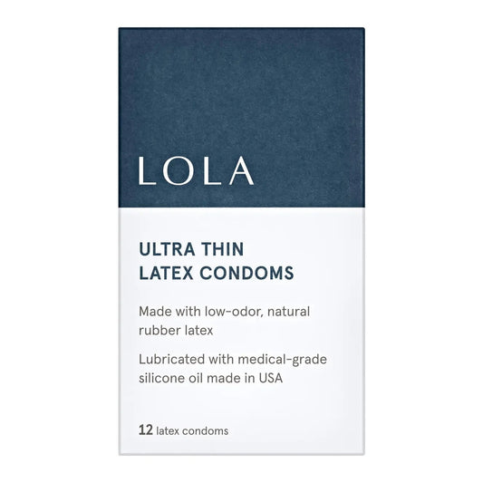 condoms - latex ultra thin - 12-count by lola
