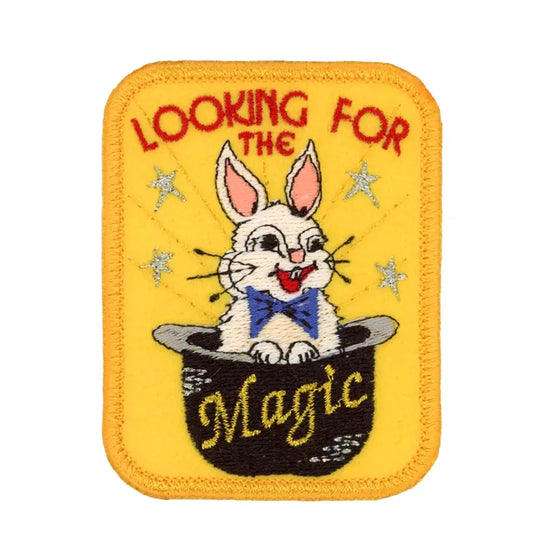 patch - iron-on - looking for the magic by patch ya later