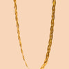 necklace - loom twist chain - 18kgp by peter and june