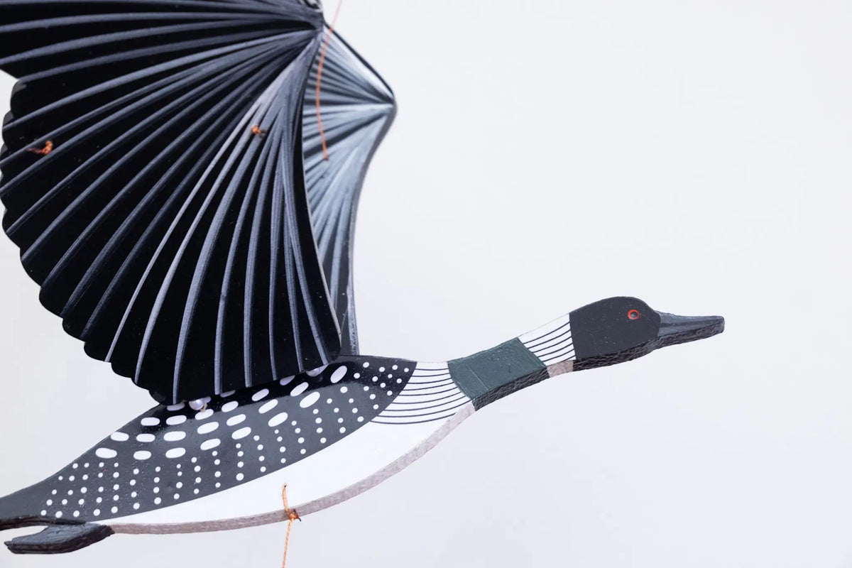 mobile - flying - loon by tulia's artisan gallery