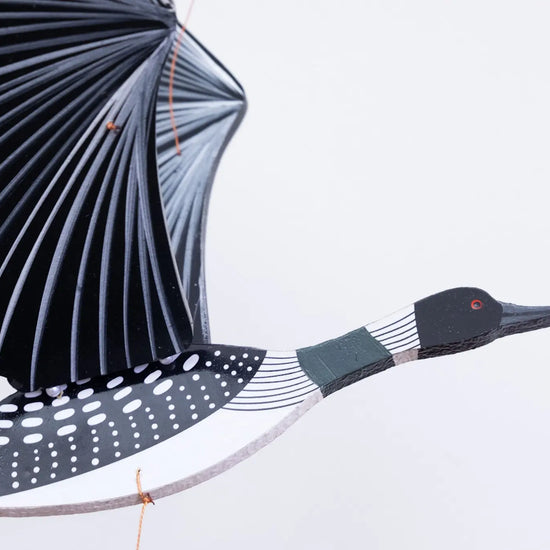 mobile - flying - loon by tulia's artisan gallery
