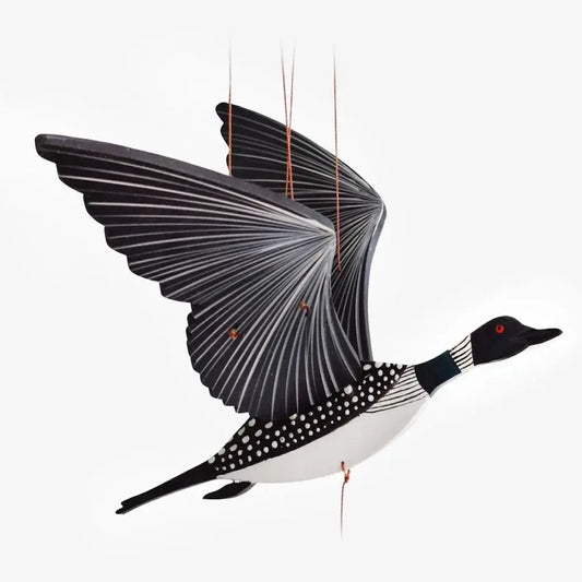 mobile - flying - loon by tulia's artisan gallery