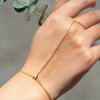 hand chain - love connection - 18kgp by peter and june