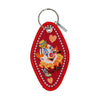 keychain - embroidered - love fool (clown) by patch ya later