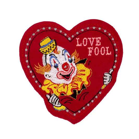 patch - iron-on - love fool by patch ya later