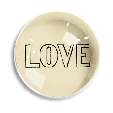 paperweight - crystal dome - love outline by ben's garden