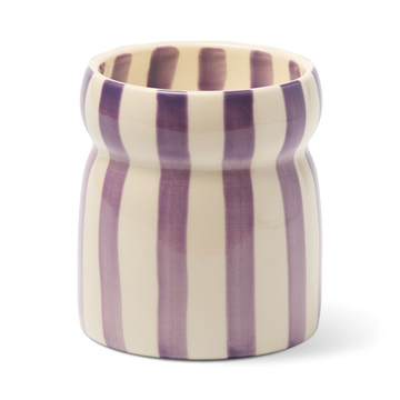 Candle | Cabana Stripe | Purple - Waikiki Waters