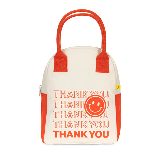 Bag | Zipper Lunch | Thank You Smiley