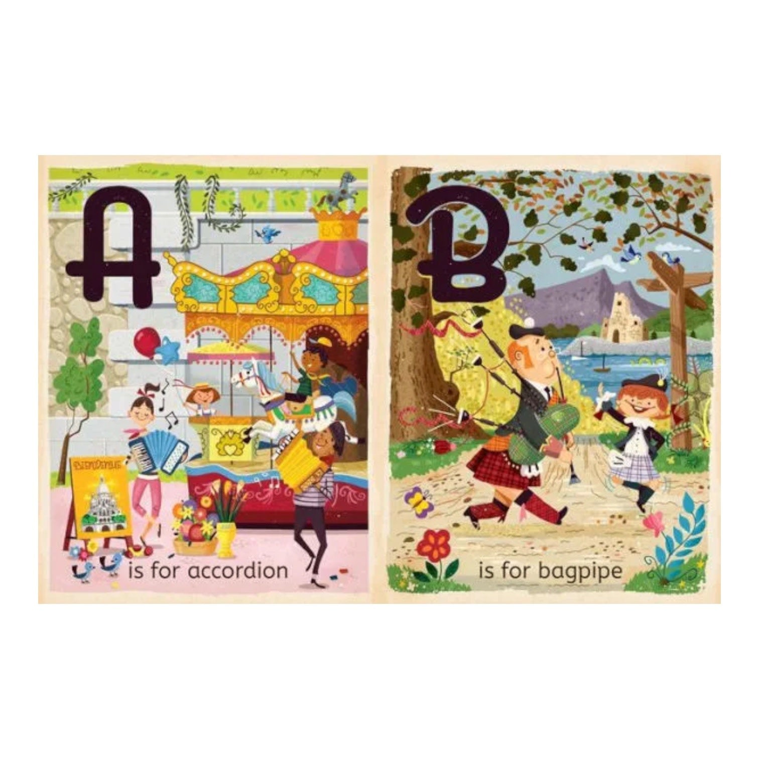 board book - alphabet - m is for music by gibbs smith