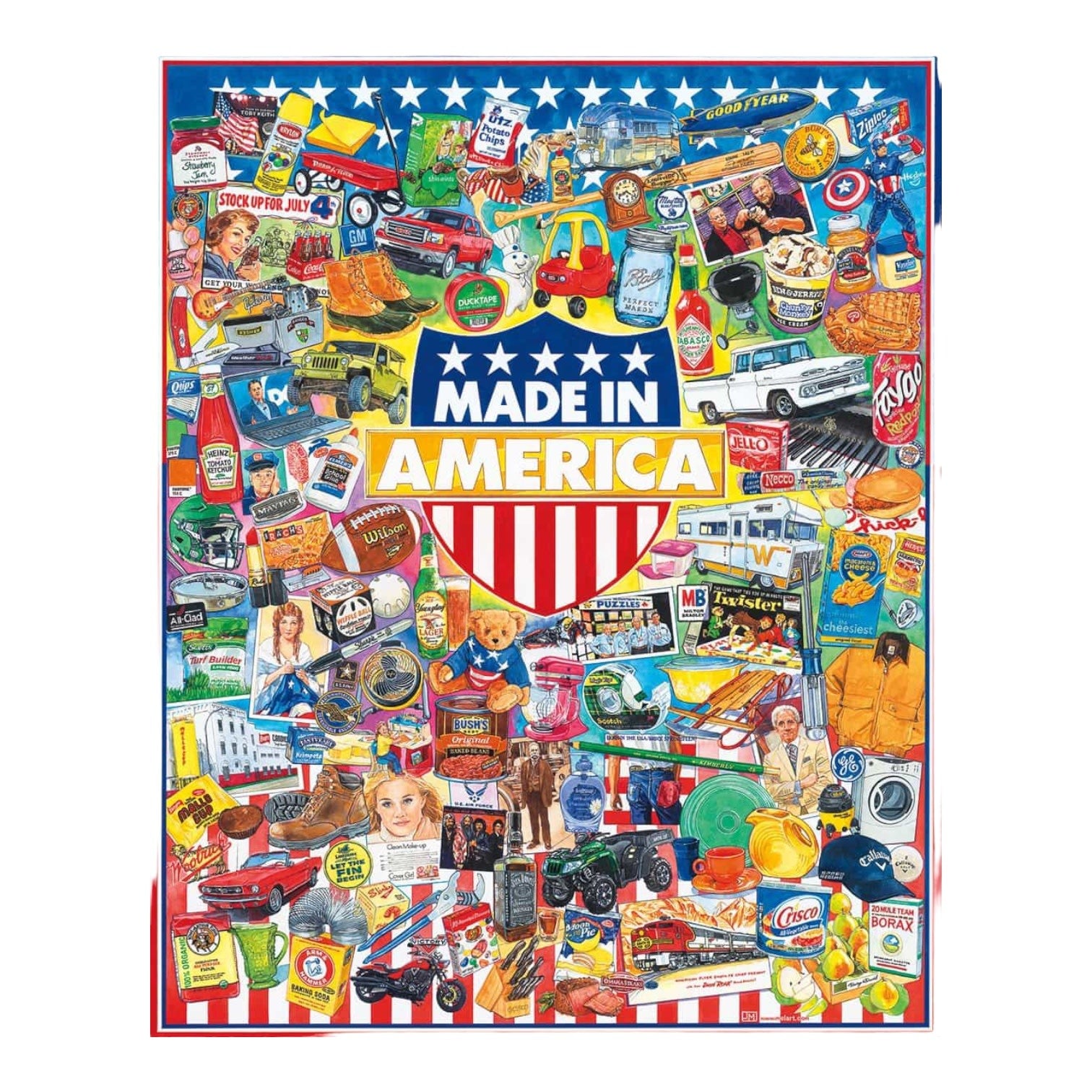 puzzle - 1000-piece - made in america by white mountain puzzles