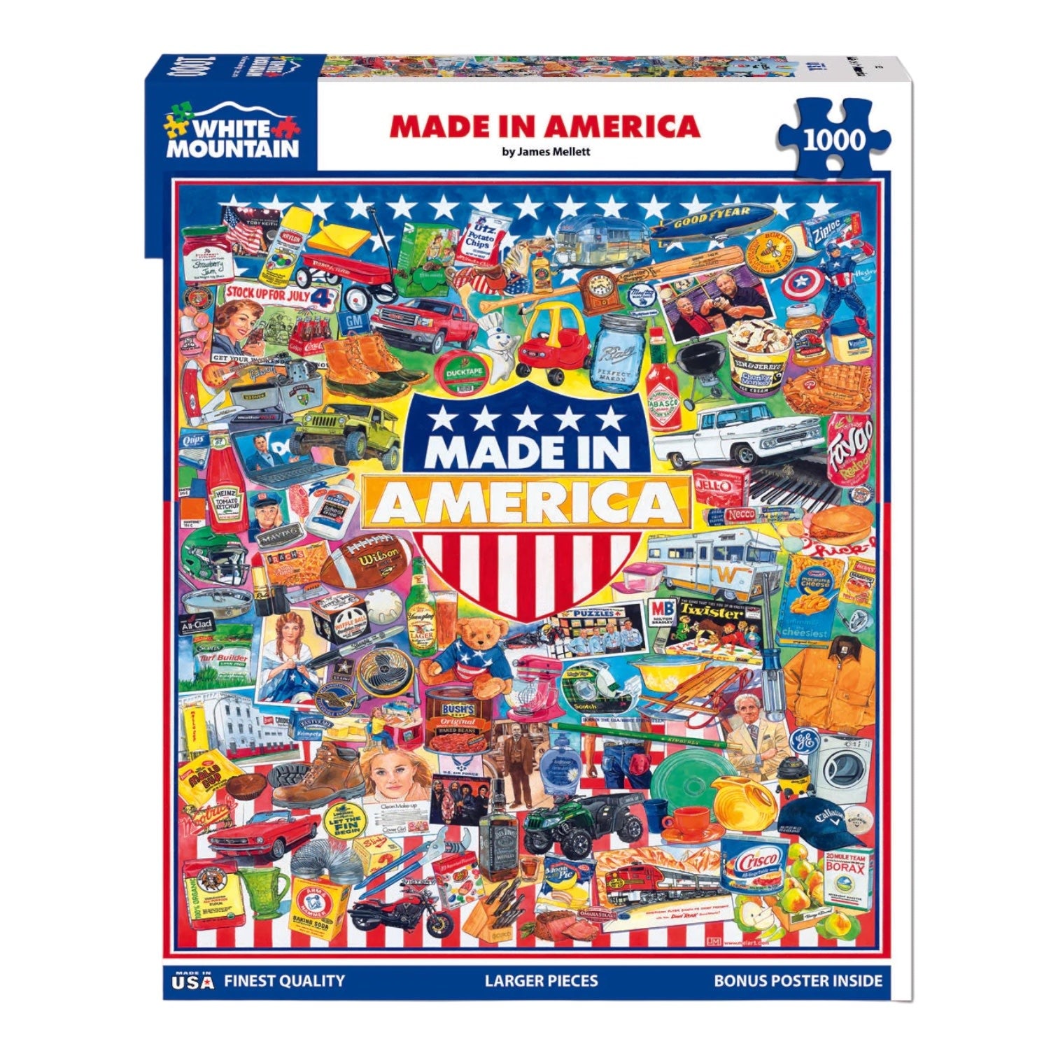 puzzle - 1000-piece - made in america by white mountain puzzles